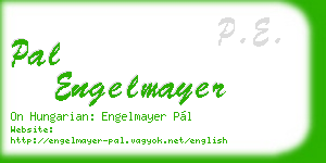 pal engelmayer business card
